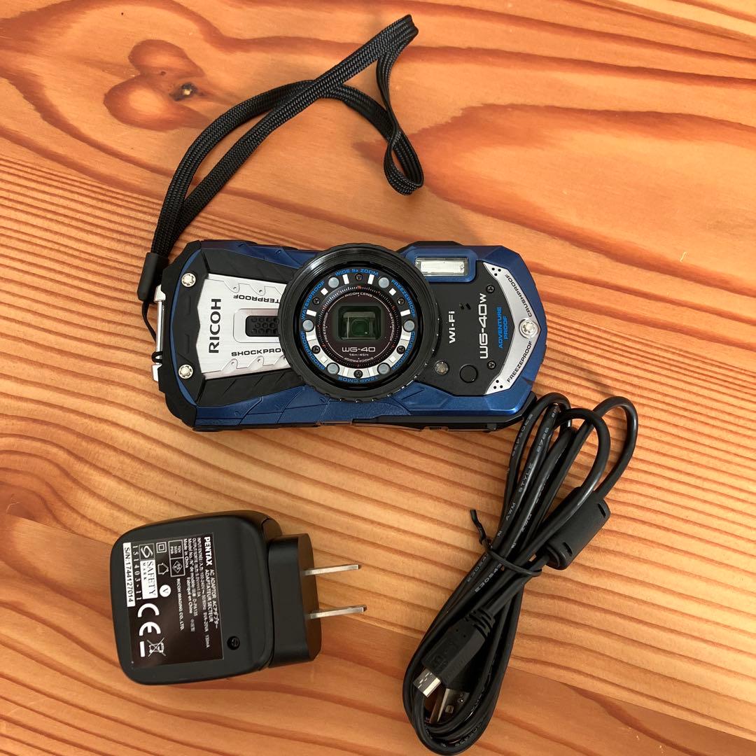 RICOH WG-40W デジタルカメラ　防水・防塵・耐衝撃