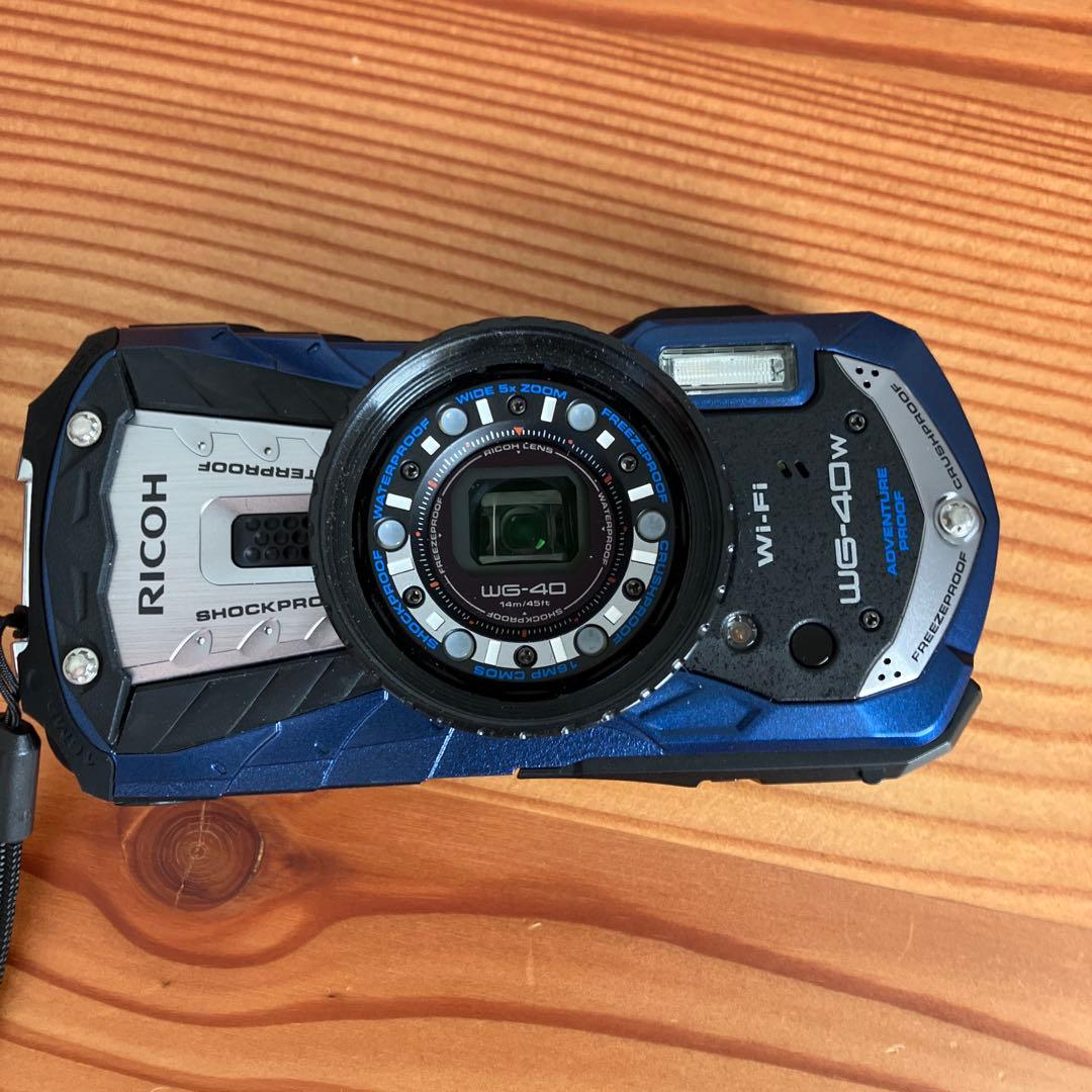 RICOH WG-40W デジタルカメラ　防水・防塵・耐衝撃