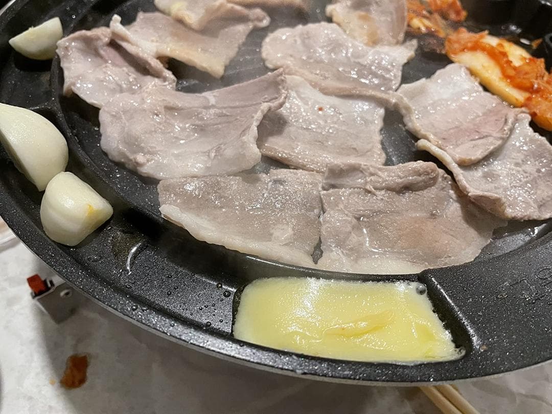 焼肉プレート 鉄板焼き 直火式 グリルパン 焦げ付き防止 コーティング 丸型