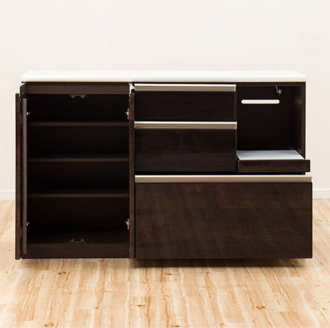 【送料込み】ニトリ キッチンカウンター アルミナ2 140CT 幅140cm