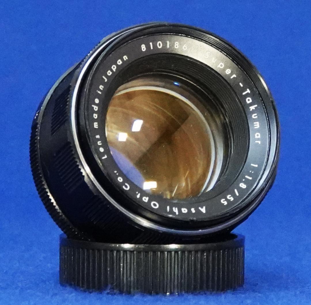 810186　フレア出現！貴重　前期型Super-Takumar　F1.8/55
