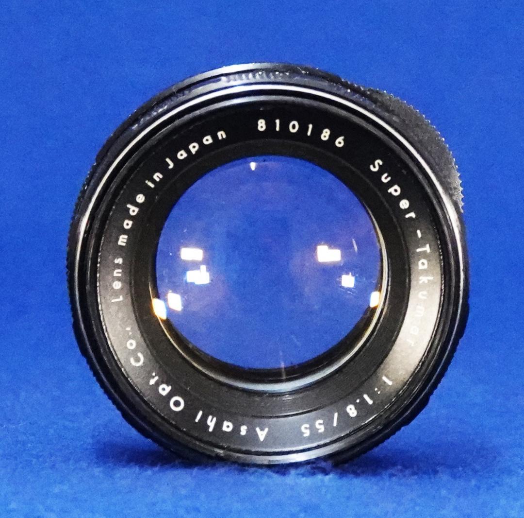 810186　フレア出現！貴重　前期型Super-Takumar　F1.8/55