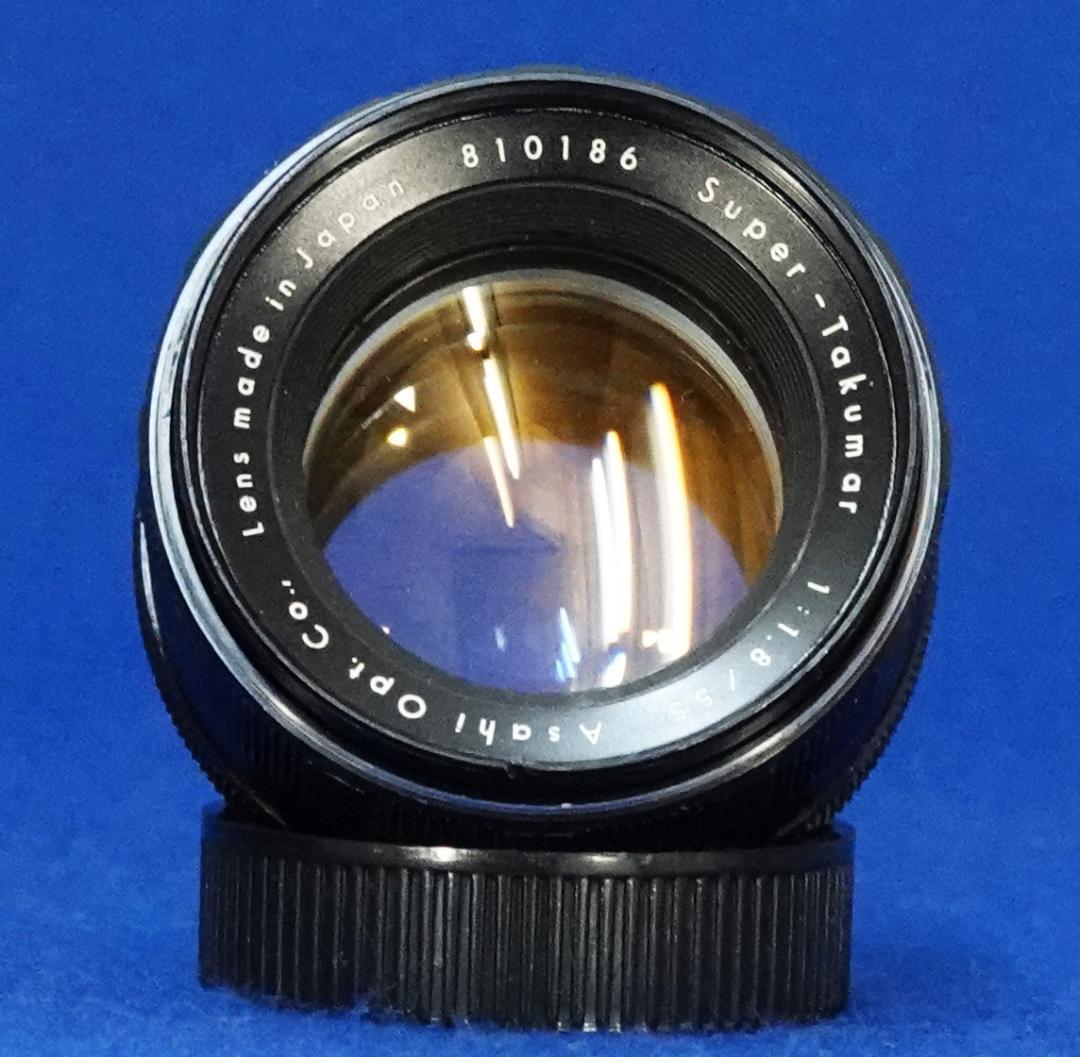 810186　フレア出現！貴重　前期型Super-Takumar　F1.8/55