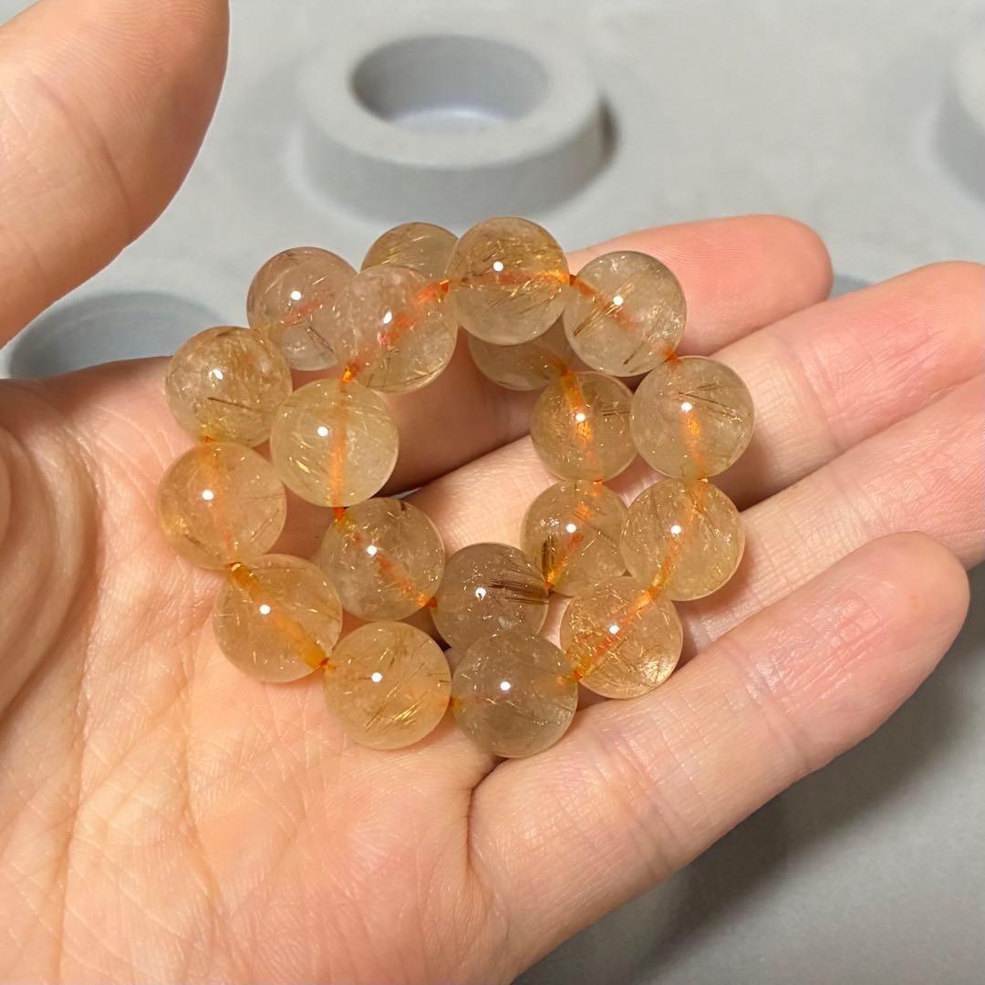 【ルチルクォーツ】金運爆発！力すごい！