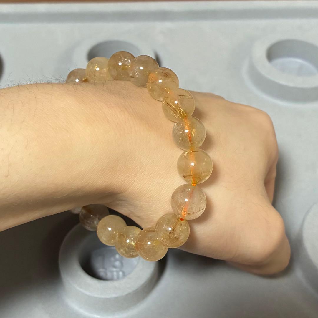 【ルチルクォーツ】金運爆発！力すごい！