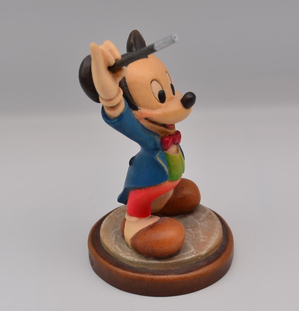 ミッキー＆ミニー　アンリ　ANRI　限定品　木彫り　イタリア　箱付　高さ11ｃｍ