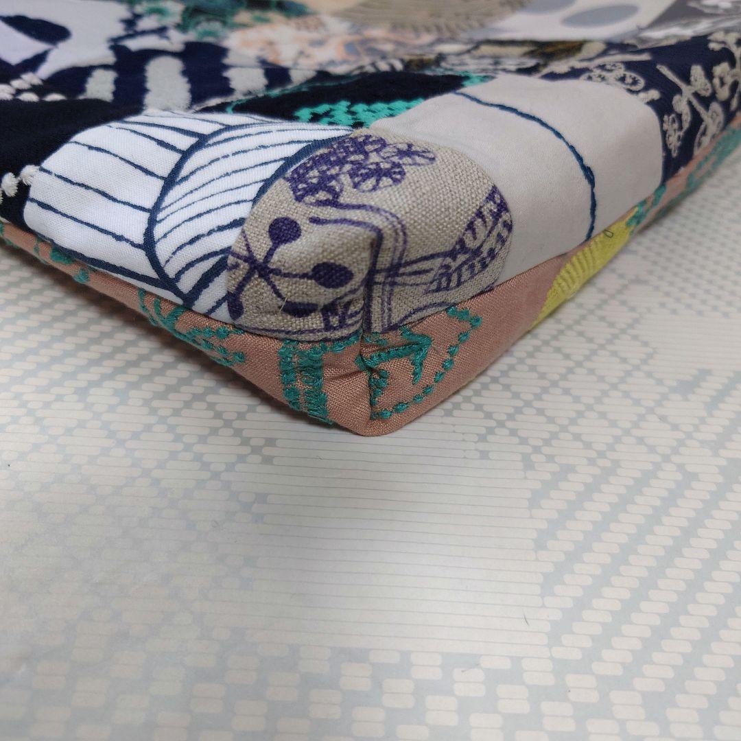 《SALE》ミナペルホネン　パッチワーク　マチありトートバッグ