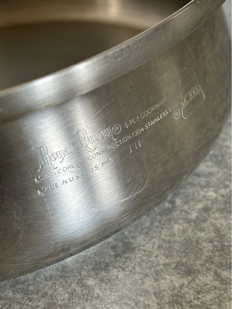 ロイヤルクィーン(非IH対応): 小フライパン、ステンレス、蓋なし