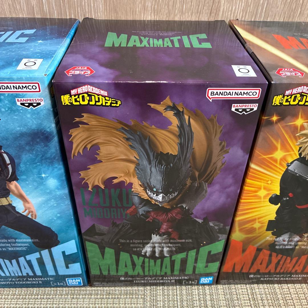僕のヒーローアカデミア MAXIMATIC 緑谷出久 轟焦凍 爆豪勝己 3点