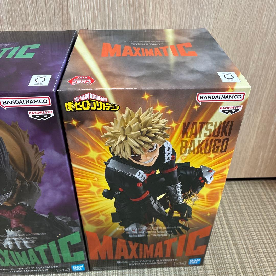 僕のヒーローアカデミア MAXIMATIC 緑谷出久 轟焦凍 爆豪勝己 3点