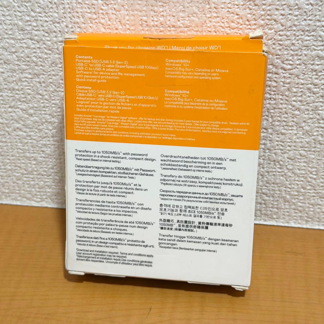 Western Digital My Passport SSD 4TB 外付け