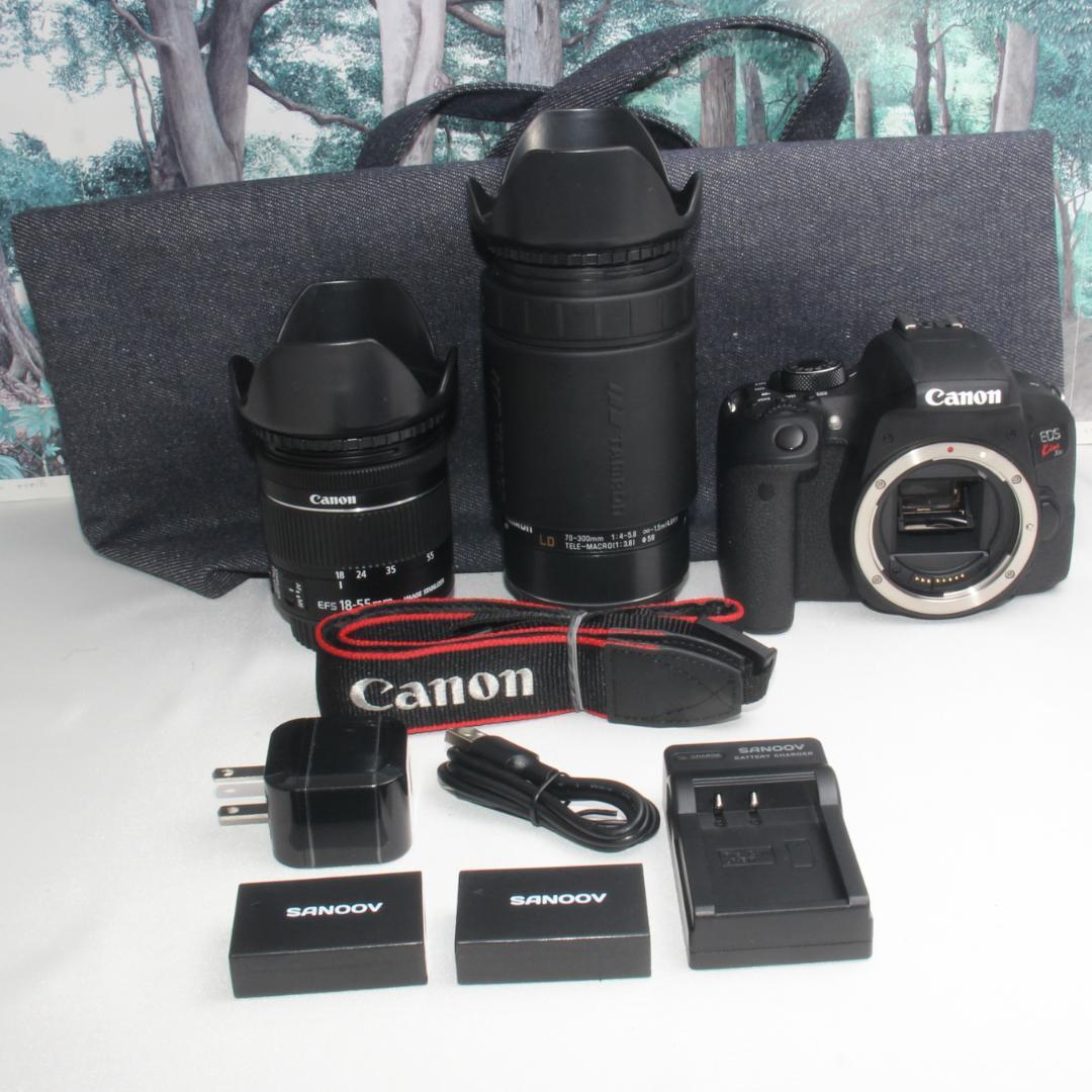 ☆軽くてコンパクト☆Canon Kiss X9i 望遠ダブルレンズ