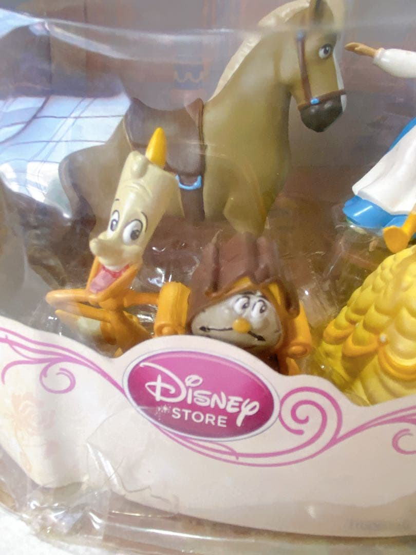 【未開封・完品】Disney land美女と野獣フィギュアセットPlayset