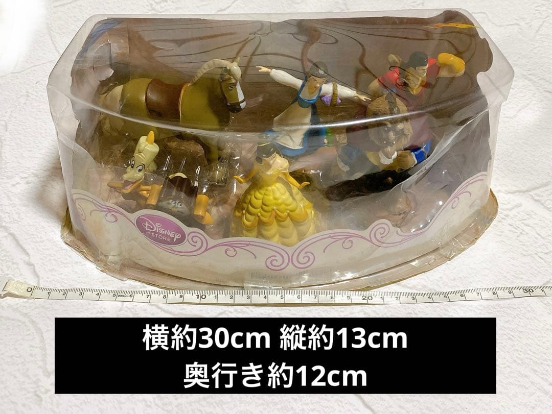 【未開封・完品】Disney land美女と野獣フィギュアセットPlayset