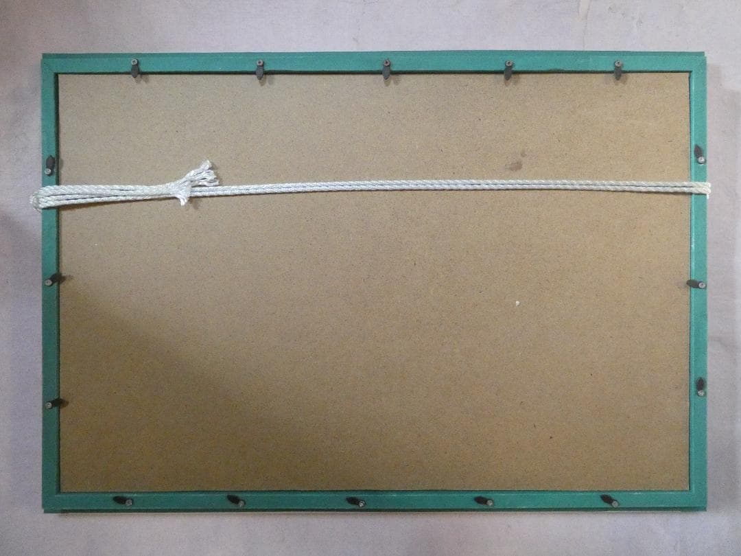 絵画 　平山郁夫「風景」 サインM10サイズ 額装済み 肉筆手描き