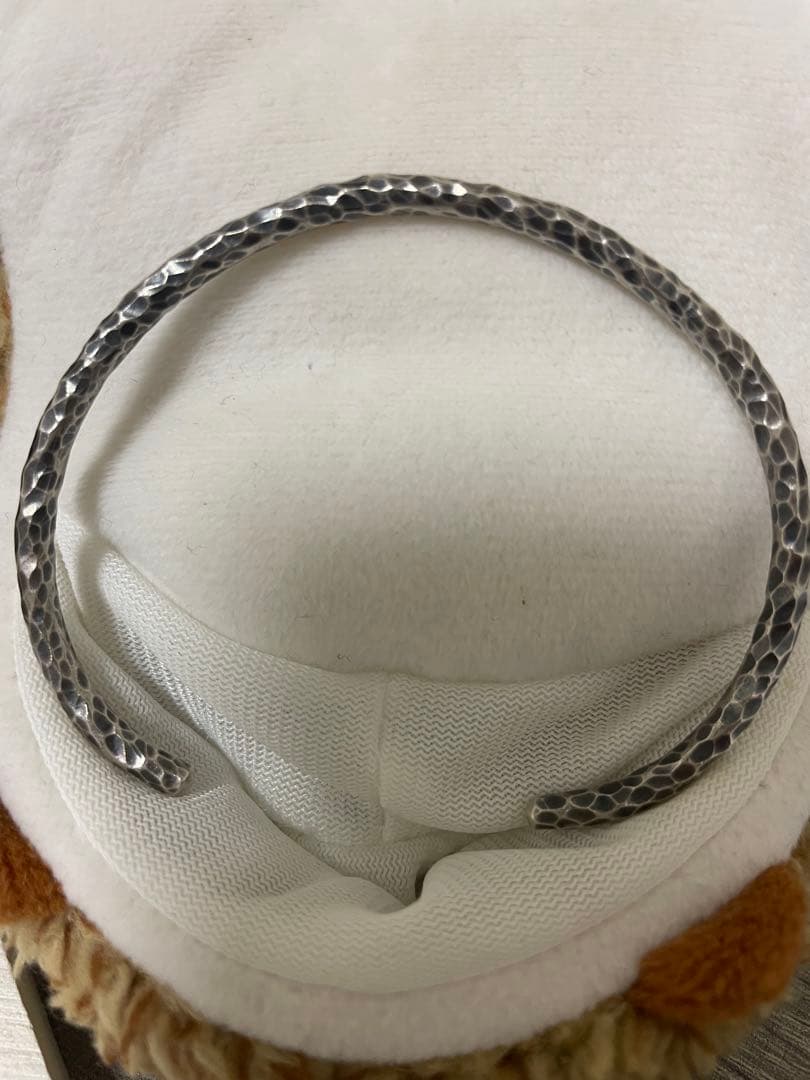 【新品・未使用】バングル カレンシルバー 純銀97％ カレン族