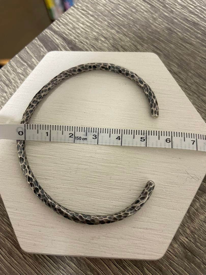 【新品・未使用】バングル カレンシルバー 純銀97％ カレン族