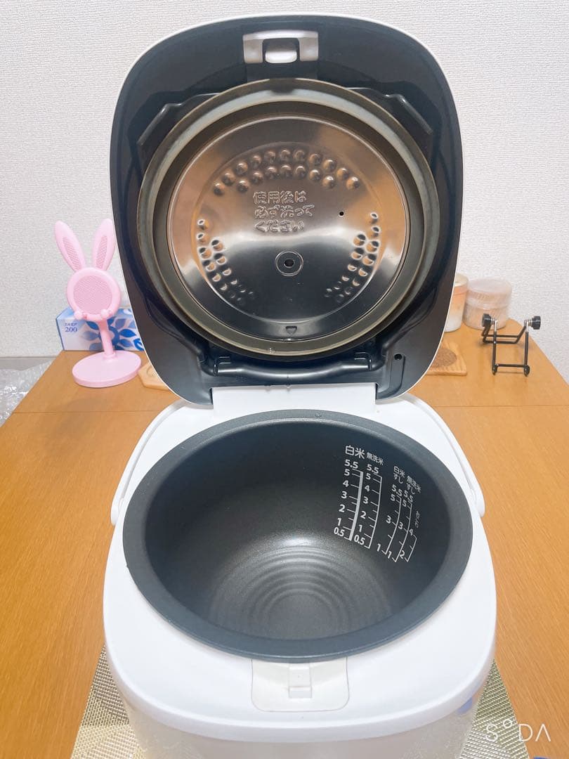 東芝 炊飯器 5.5合 真空 IH ジャー炊飯器 RC-10VRP 動作保証