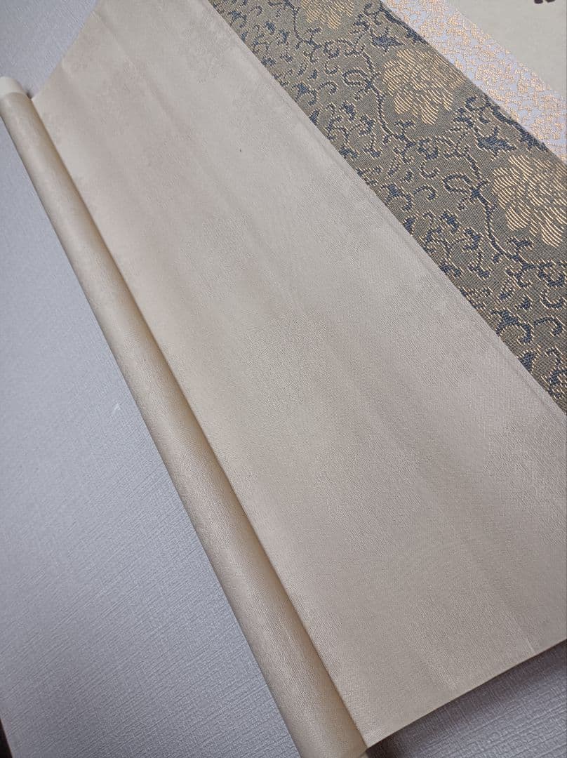 芳泉 豪華 開運 縁起物 おもてなし 軸 絵 鶴 松 日 中国 風水 美術 骨董