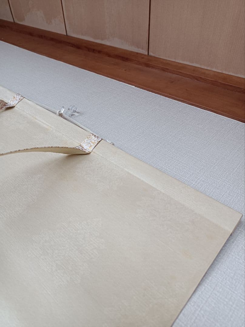 芳泉 豪華 開運 縁起物 おもてなし 軸 絵 鶴 松 日 中国 風水 美術 骨董