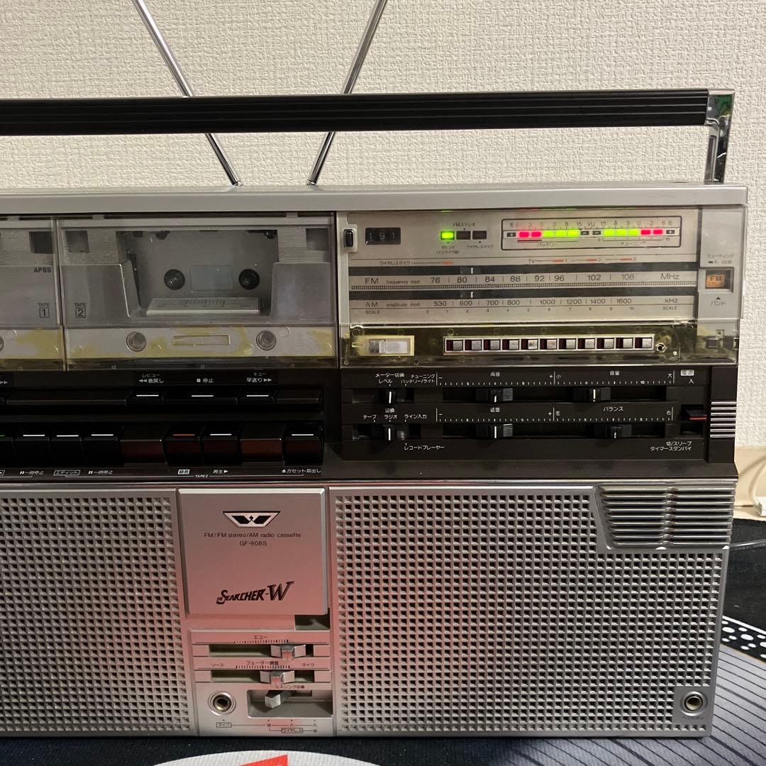 昭和レトロSHARP THE SEARCHER-W/GF-808S超レア現状品