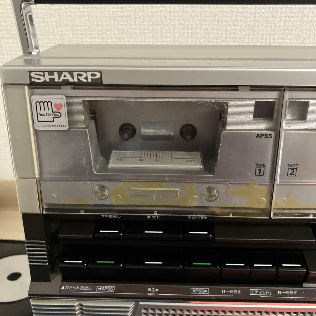 昭和レトロSHARP THE SEARCHER-W/GF-808S超レア現状品