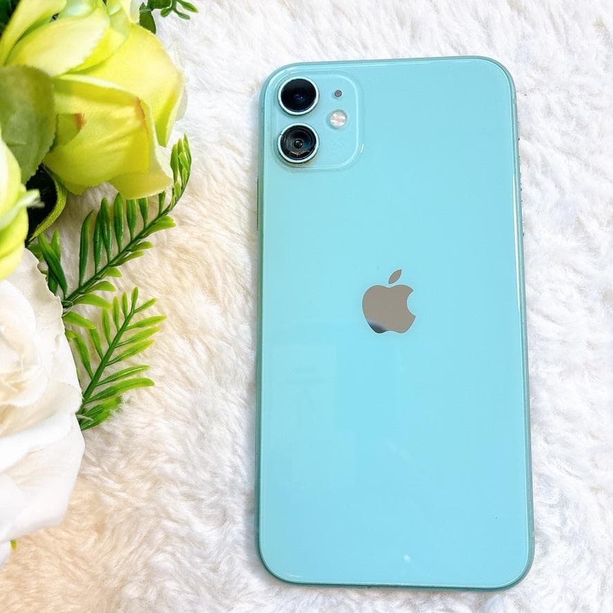 動作確認初期化済みAppleiPhone11本体グリーン128GB　訳あり現状品