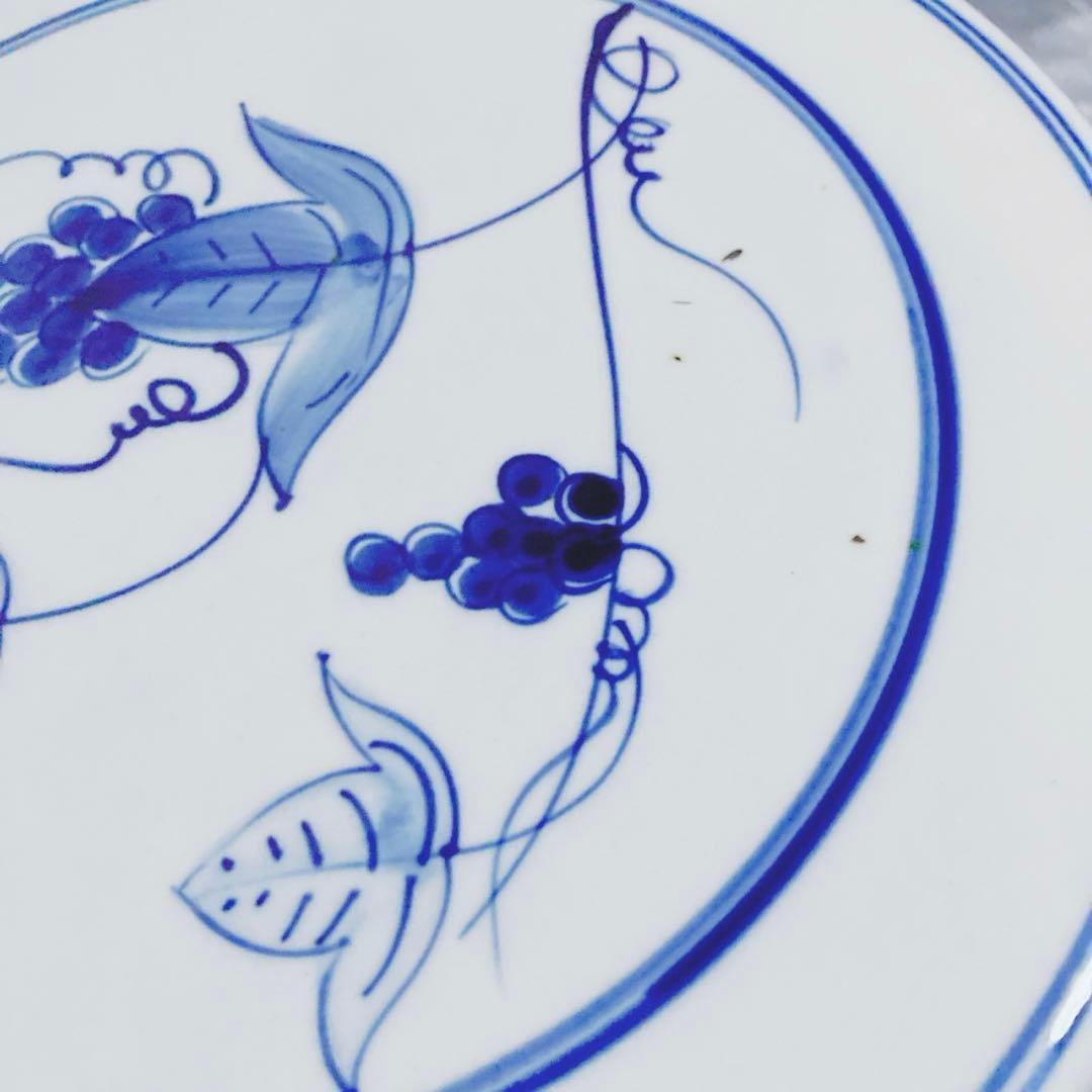 磁器製 陶器製 スツール 椅子 花台 フラワースタンド 飾り台 オブジェ ブドウ