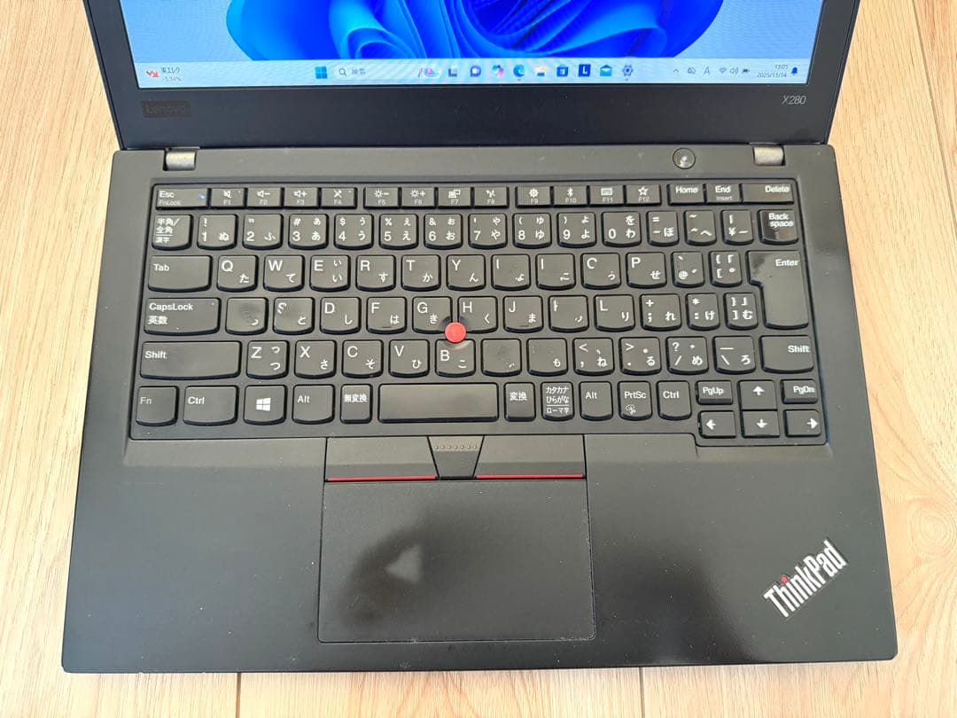 Windowsノート本体 Office2021&WIN11ThinkPad X280 20KES2NC00