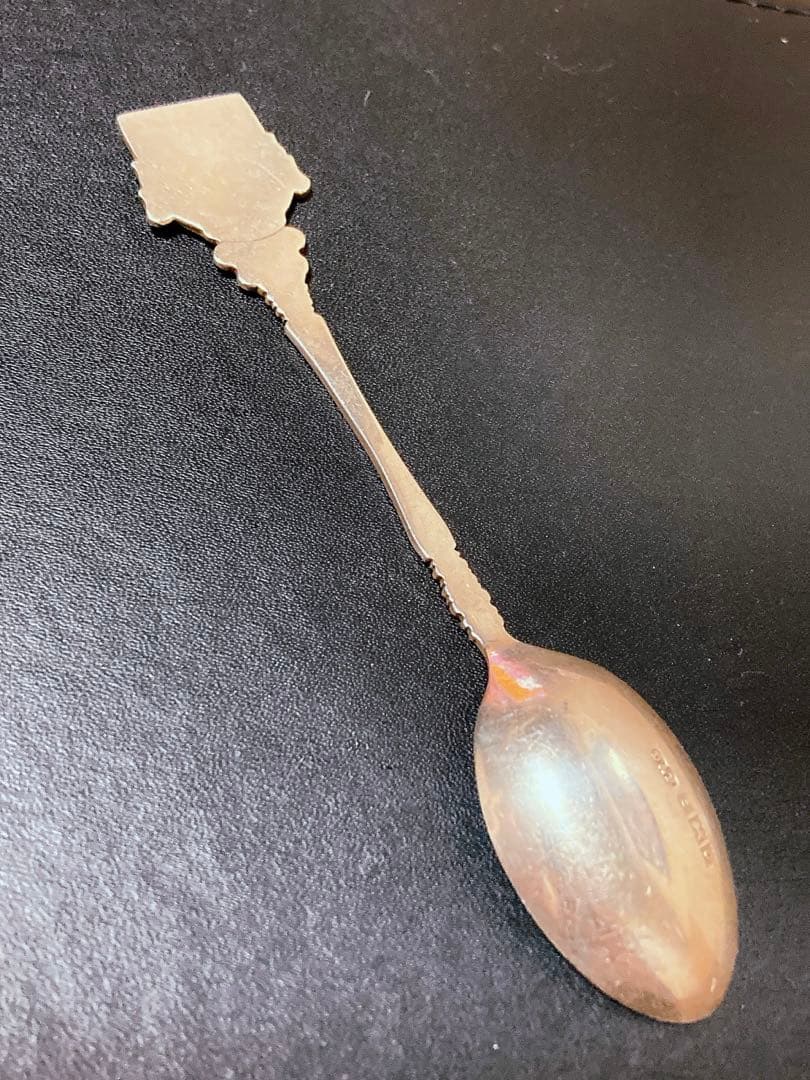 《純銀》イギリス アンティーク 百合の紋章 エンブレム シルバースプーン