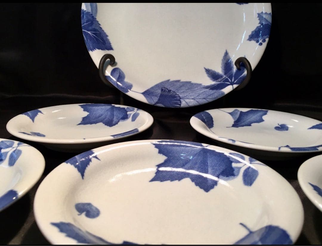 【Adam&Eve】リーフデザイン アフタヌーンティーセット たち吉