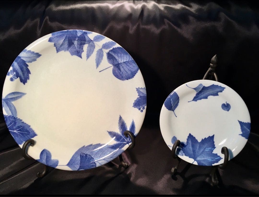 【Adam&Eve】リーフデザイン アフタヌーンティーセット たち吉