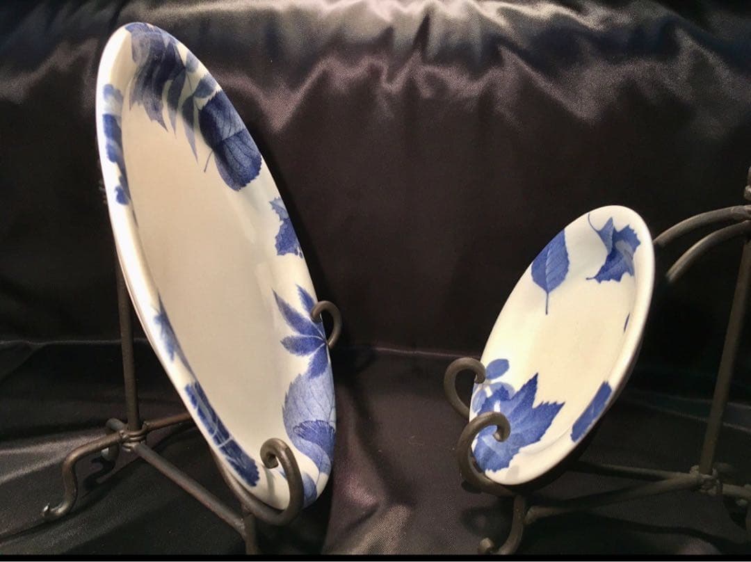 【Adam&Eve】リーフデザイン アフタヌーンティーセット たち吉