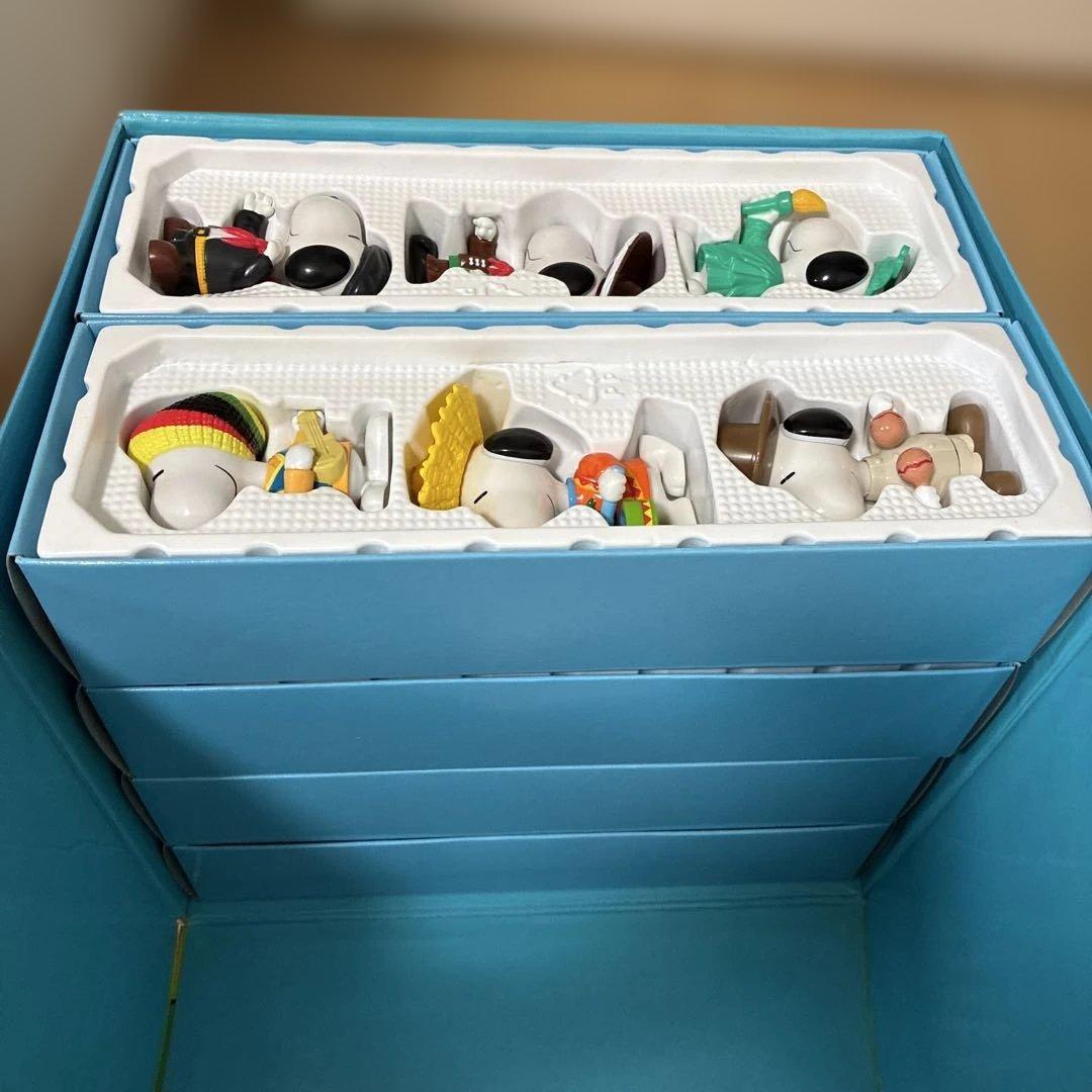 スヌーピー フィギュア ワールドツアー2 ボックス　当時のそのまま
