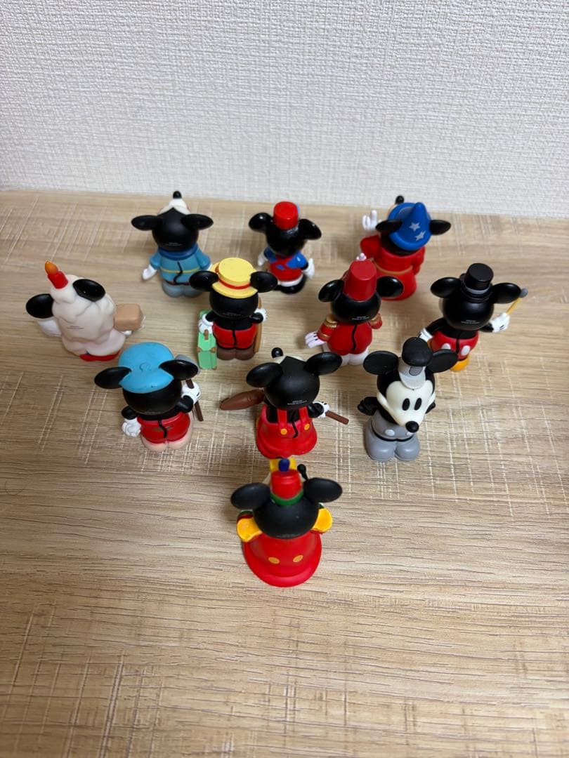 【希少】ミッキーマウス　指人形　ソフビ　レトロ　まとめ売り