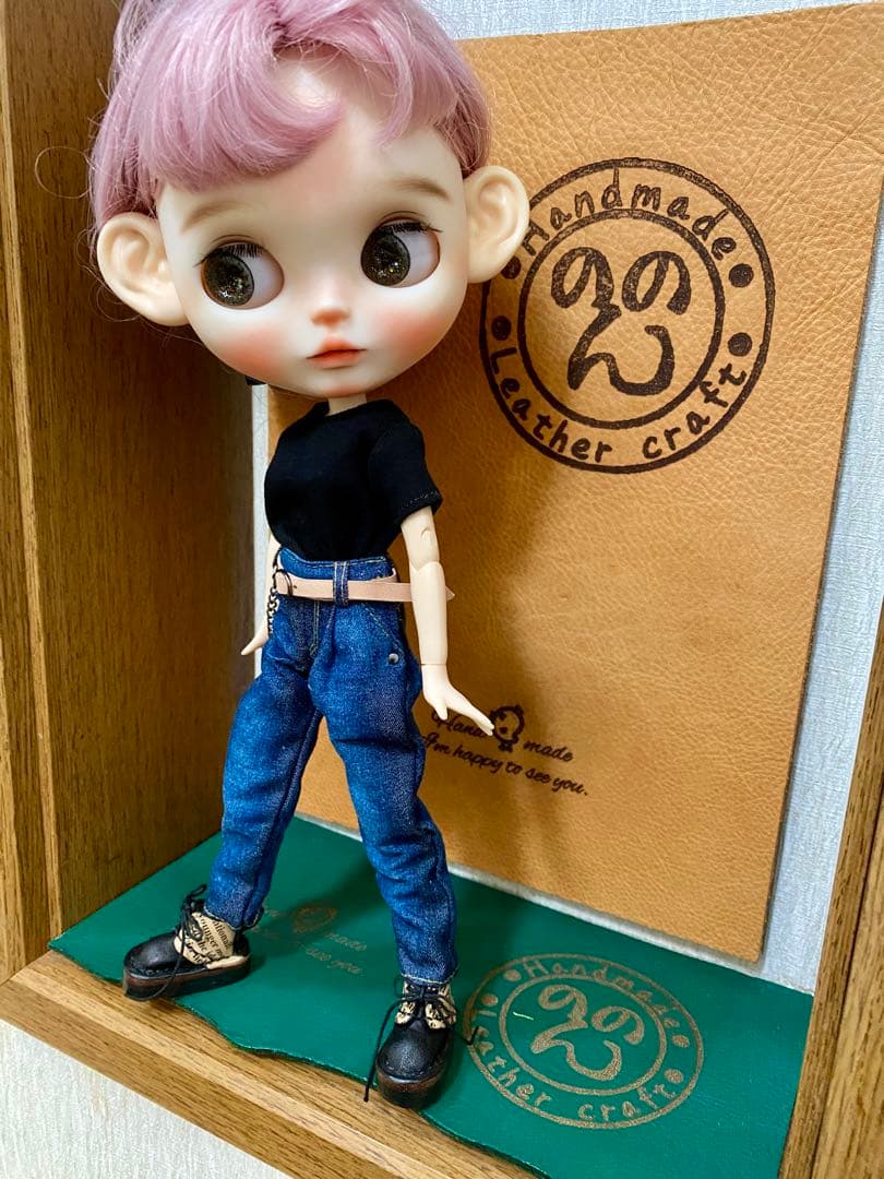 (16) ブライスサイズ　アイシードール　男の子　アウトフィット　ハンドメイド