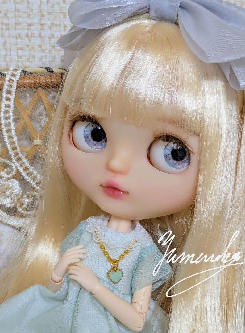 カスタムブライス ❀ トーキョーブライト ❀ ドレス 髪飾りセット ✰半透明肌