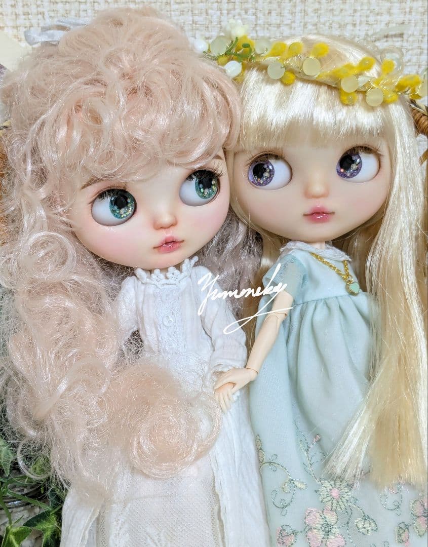 カスタムブライス ❀ トーキョーブライト ❀ ドレス 髪飾りセット ✰半透明肌