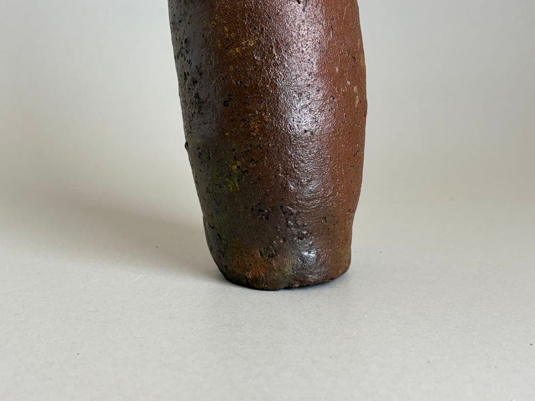 19世紀 壺屋焼 鬼の腕 シチゴータワカサー 徳利 酒器 やちむん 琉球沖縄古陶