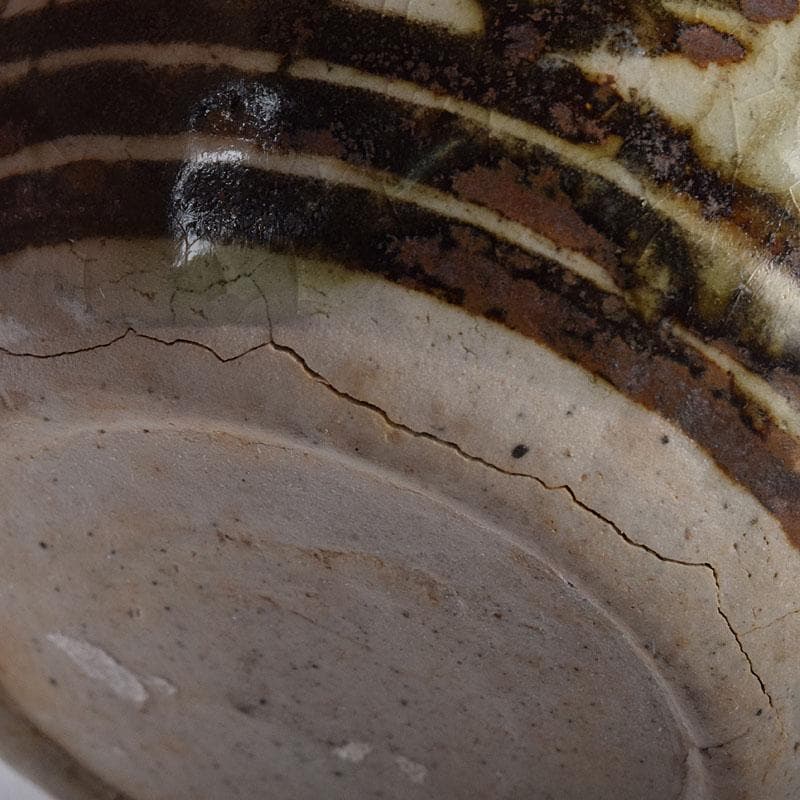 タイ古陶磁　スンコロク　宋胡録　香合　蓋物　時代箱　V　R8148