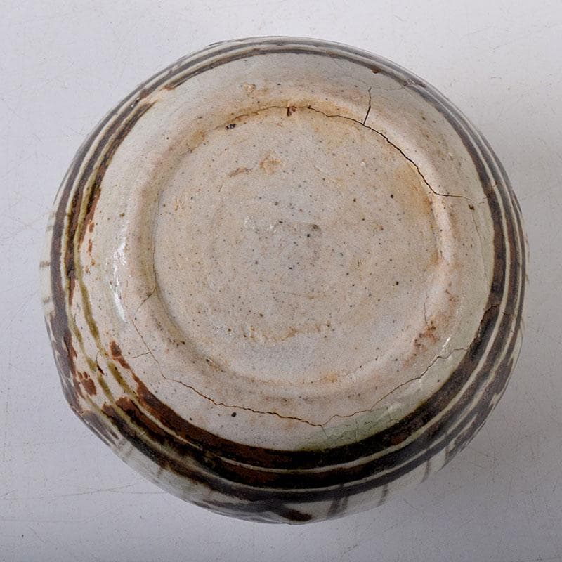 タイ古陶磁　スンコロク　宋胡録　香合　蓋物　時代箱　V　R8148