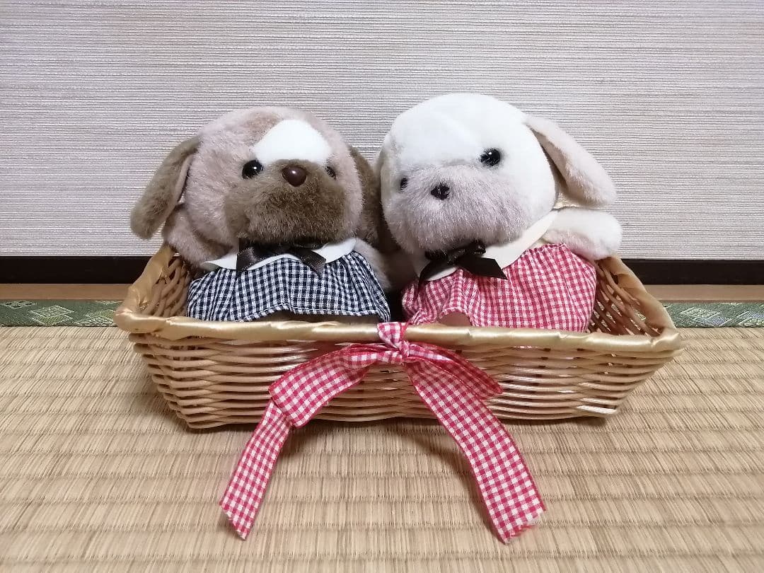 希少【昭和レトロ】ぬいぐるみBEAR&RABBIT