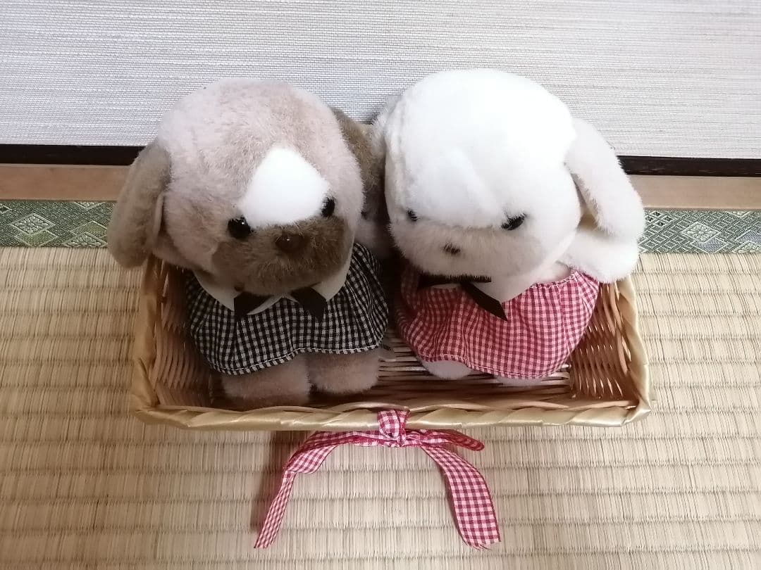希少【昭和レトロ】ぬいぐるみBEAR&RABBIT