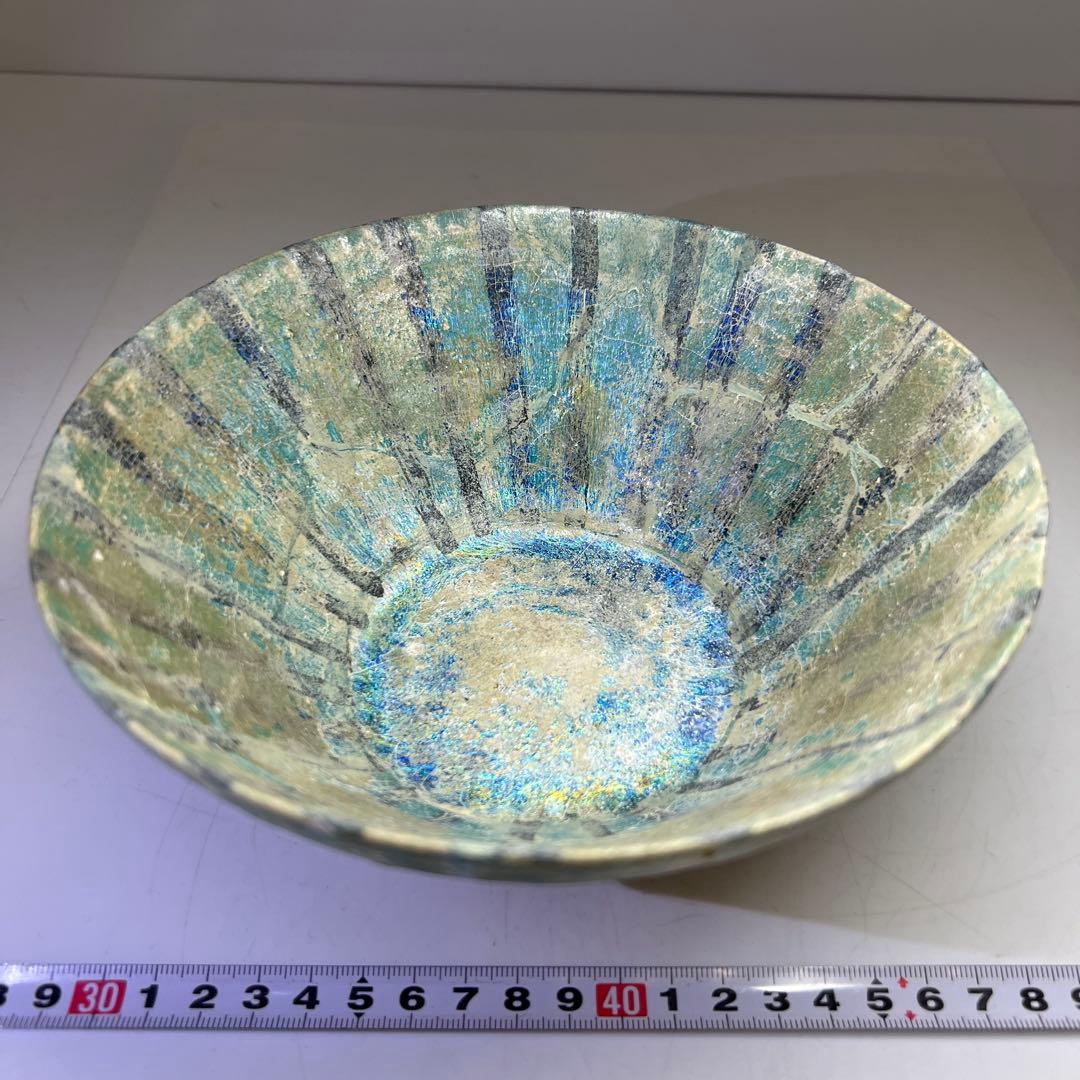 銀化鉢　口径約18.5㎝　東Y8-0226☆2F