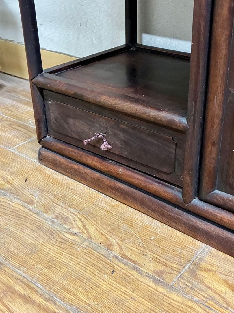 管470☆昭和レトロ☆アンティーク☆茶箪笥☆茶棚☆飾り棚