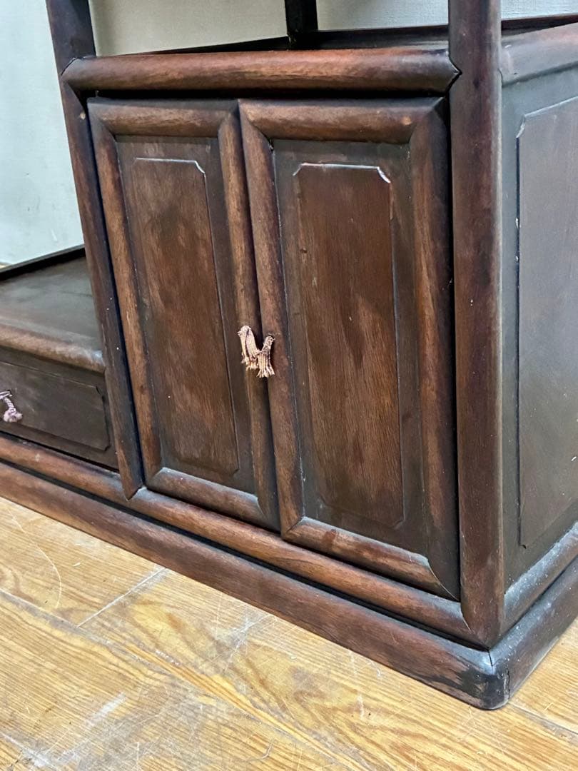 管470☆昭和レトロ☆アンティーク☆茶箪笥☆茶棚☆飾り棚