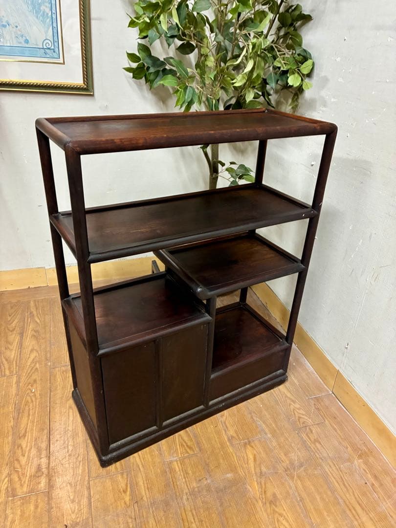 管470☆昭和レトロ☆アンティーク☆茶箪笥☆茶棚☆飾り棚