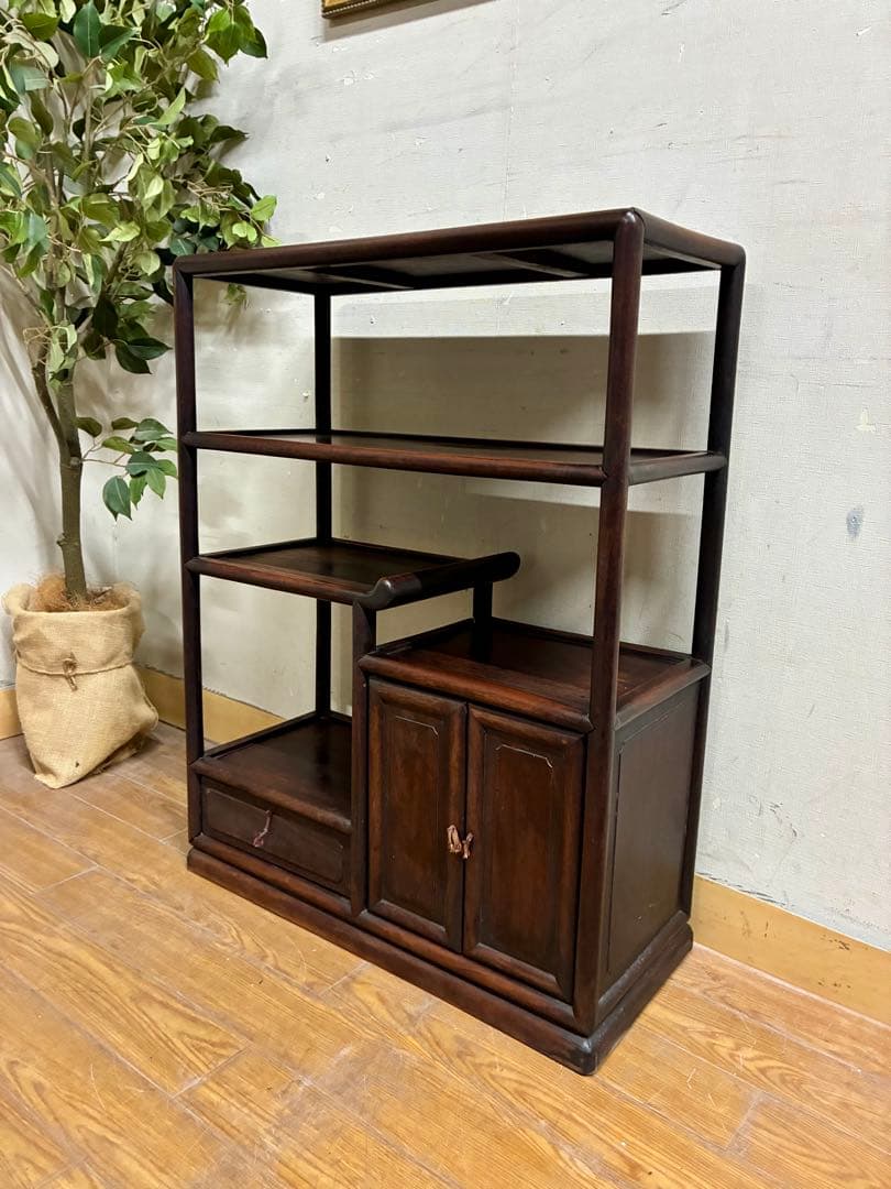 管470☆昭和レトロ☆アンティーク☆茶箪笥☆茶棚☆飾り棚