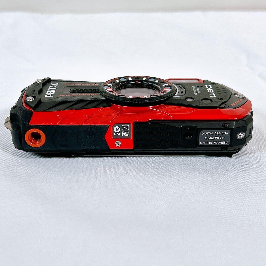【極美品】PENTAX ペンタックス 防水デジタルカメラ Optio WG-2