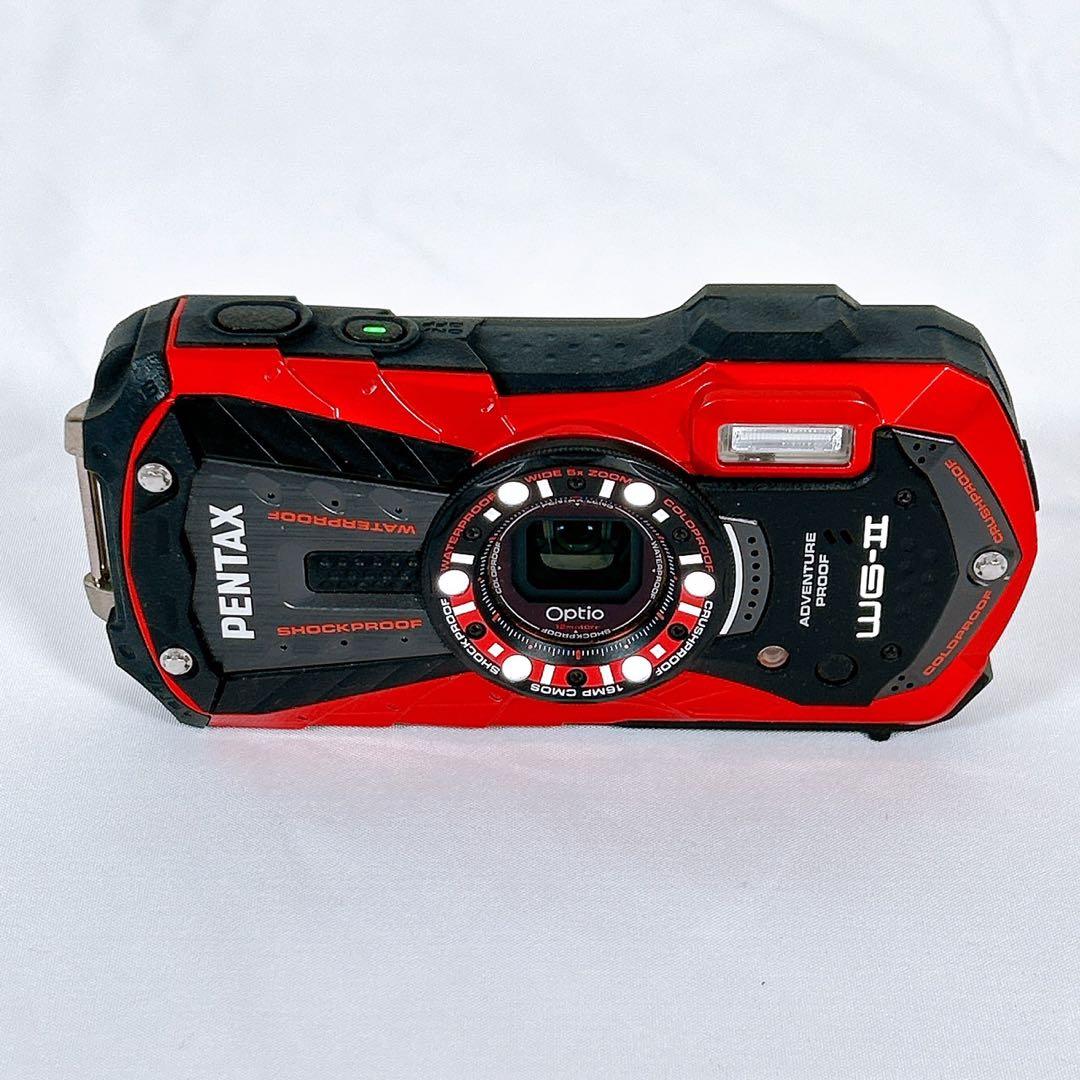 【極美品】PENTAX ペンタックス 防水デジタルカメラ Optio WG-2